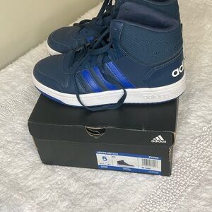 adidas Hoops Mid 2.0 K | Navy Blue | Size 5